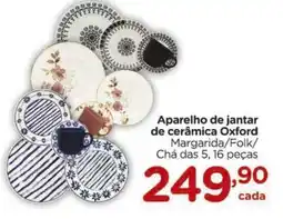 Carrefour Aparelho de jantar de cerâmica Oxford oferta