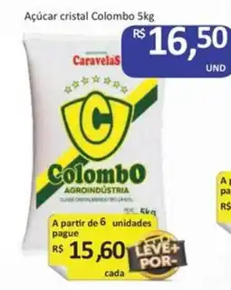 Paulistão Supermercados Açúcar cristal Colombo oferta