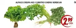 Kaçula Supermercados Alface crespa hid/ coentro/ cheiro verde un oferta
