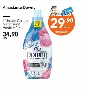Zaffari Amaciante Downy Lirios Do Campo Ou Brisa De Verão oferta