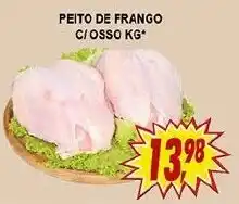 Kaçula Supermercados Peito de frango c/osso oferta