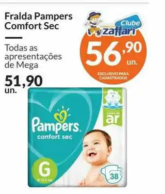 Zaffari Fralda Pampers Comfort Sec oferta