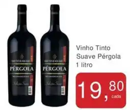 Mineirão Atacarejo Vinho Tinto Suave Pérgola oferta