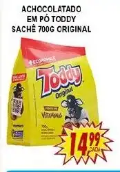 Kaçula Supermercados Achocolatado em pó toddy sachê original oferta