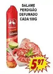 Kaçula Supermercados Salame perdigão defumado cada oferta