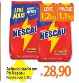 Atacadão Achocolatado em Pó Nescau Pacote oferta