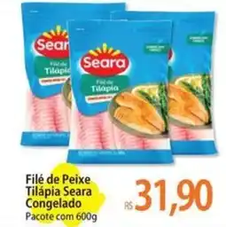 Atacadão Filé de Peixe Tilápia Seara Congelado oferta