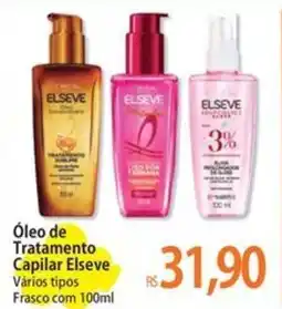 Atacadão Óleo de Tratamento Capilar Elseve Vários tipos Frasco oferta
