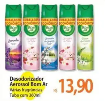 Atacadão Desodorizador Aerossol Bom Ar oferta