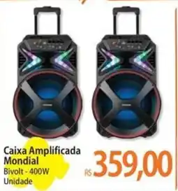 Atacadão Caixa Amplificada Mondial oferta