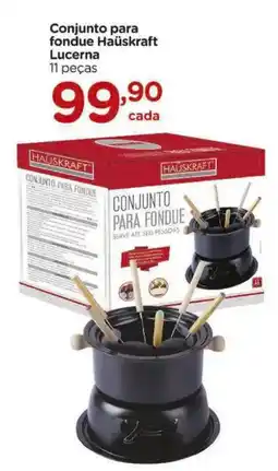 Carrefour Conjunto para fondue Hauskraft Lucerna oferta