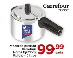 Carrefour Panela de pressão Carrefour Home by Clock Polida, oferta
