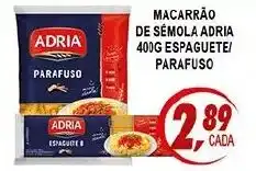 Kaçula Supermercados Macarrão de sémola adria espaguete/ parafuso oferta