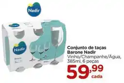 Carrefour Conjunto de taças Barone Nadir oferta