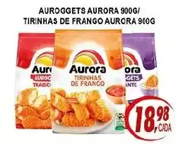 Kaçula Supermercados Auroggets aurora/ tirinhas de frango aurora oferta