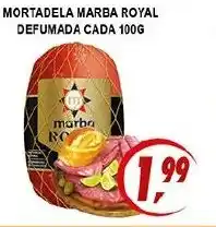 Kaçula Supermercados Mortadela marba royal defumada cada oferta