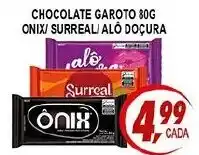 Kaçula Supermercados Chocolate garoto 80g onixi surreali alo docura oferta