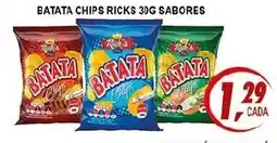 Kaçula Supermercados Batata chips ricks sabores oferta