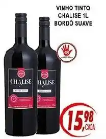 Kaçula Supermercados Vinho tinto chalise bordo suave oferta