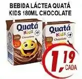 Kaçula Supermercados Bebida láctea quatá kids chocolate oferta