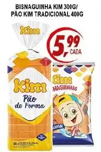 Kaçula Supermercados Bisnaguinha kim / pão kim tradicional oferta