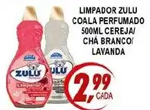 Kaçula Supermercados Limpador zulu coala perfumado cereja/ cha branco lavanda oferta