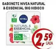Kaçula Supermercados Sabonete nivea natural & essencial hibisco oferta