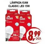 Kaçula Supermercados Lâmpada kian classic led 15w oferta