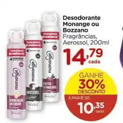 Carrefour Desodorante Monange ou Bozzano oferta