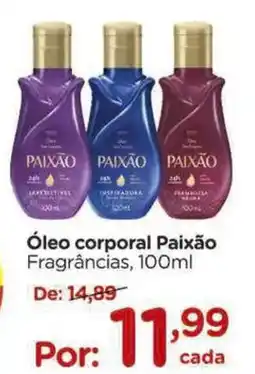 Carrefour Óleo corporal Paixão Fragrâncias, oferta