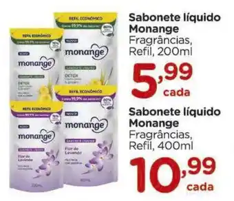 Carrefour Sabonete líquido Monange oferta