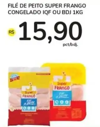 Costa Atacadão File de Peito Super Frango congelado IQF Bdj 1kg oferta