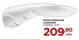 Ducha eletrônica Top Jet Lorenzetti 5.500W, 127V