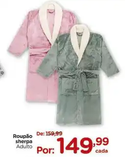 Carrefour Roupão sherpa Adulto oferta
