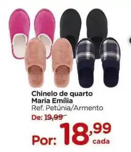 Carrefour Chinelo de quarto Maria Emília oferta