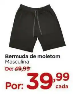 Carrefour Bermuda de moletom Masculina oferta