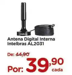 Carrefour Antena Digital Interna Intelbras AL2031 oferta