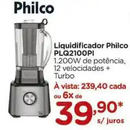Carrefour Liquidificador Philco PLQ2100PI oferta