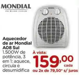 Carrefour Aquecedor de ar Mondial A08 Sul oferta