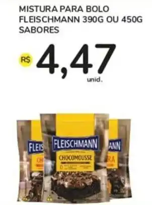 Mistura para Bolo Fleischmann 390g ou 450g sabores