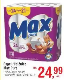 Fort Atacadista Papel Higiênico Max Pure oferta