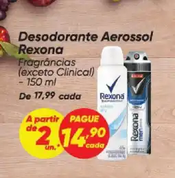Dia Desodorante Aerossol Rexona oferta
