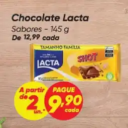 Dia Chocolate Lacta Sabores oferta