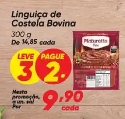 Dia Linguiça de Costela Bovina oferta