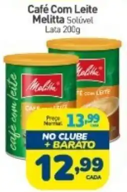 Rede Bom Lugar Café Com Leite Melitta Solúvel Lata oferta