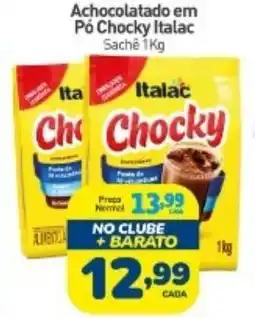 Rede Bom Lugar Achocolatado em Pó Chocky Italac Sachê oferta
