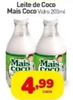 Rede Bom Lugar Leite de Coco Mais Coco Vidro oferta