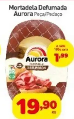 Rede Bom Lugar Mortadela Defumada Aurora oferta