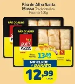 Rede Bom Lugar Pão de Alho Santa Massa oferta