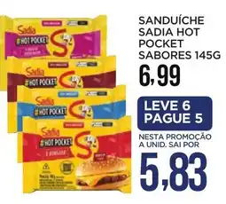Apoio Mineiro Sanduíche sadia hot pocket sabores oferta